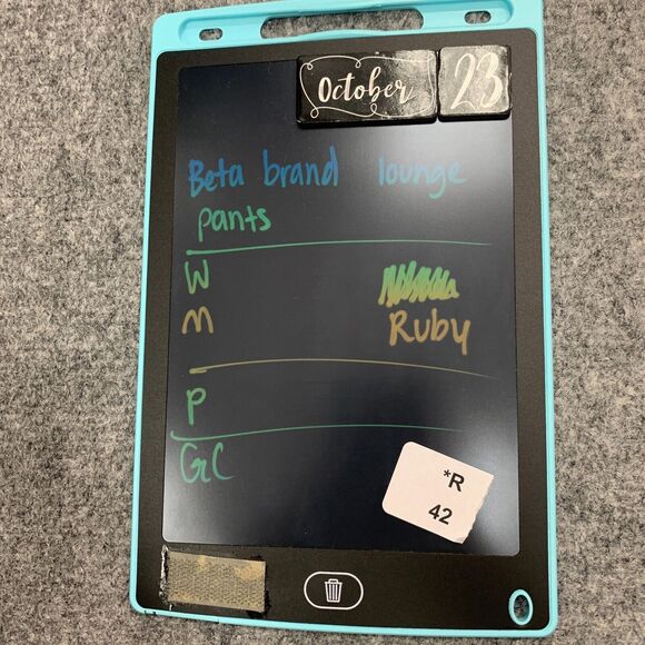 Betabrand Travel Yoga Pant Womens PM Medium Petite Heather Red Stretch Pull On - Picture 9 of 10